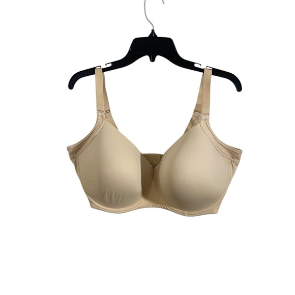 Cream Full-Coverage Bra with Molded Cups - Picture 4 of 9